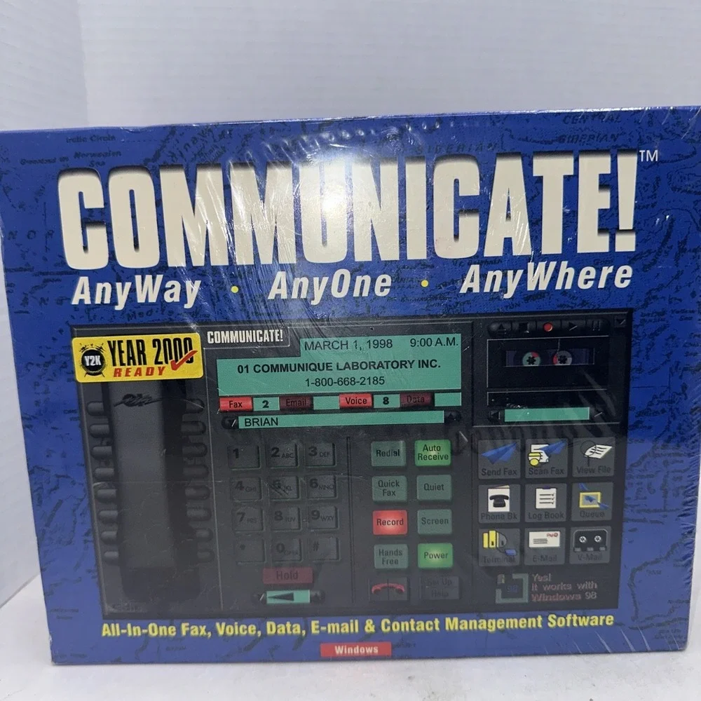 Communicate All-in-one Solution User's Guide Book + CD-Rom V8.0 Brand New